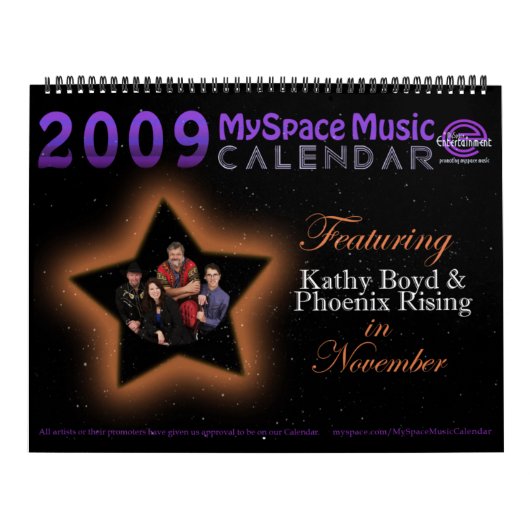 2009 MMC, die KATHY BOYD PHOENIX STEIGEN Kalender (Titelbild)