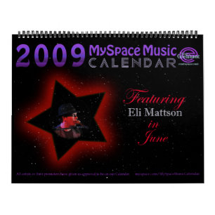 2009 MYSPACE MUSIK-KALENDER, der ELI MATTSON Kalender