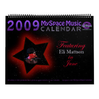 2009 MYSPACE MUSIK-KALENDER, der ELI MATTSON Kalender