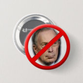 2009 NY Bürgermeister Anti-Bloomberg Pin Button (Vorne & Hinten)
