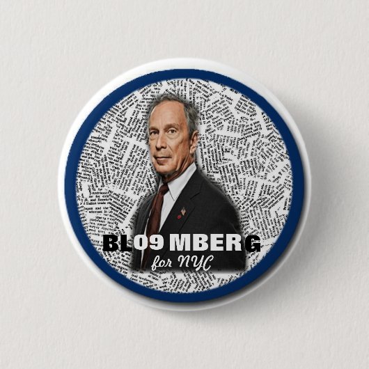 2009 NY Bürgermeister Mike Bloomberg Pin Button (Vorderseite)