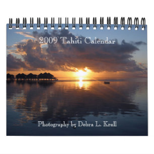 2009 Tahiti-Kalender - kleines 7x11 Kalender
