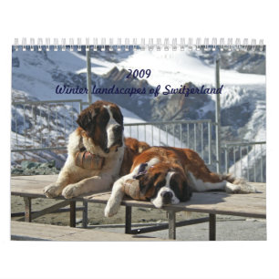 2009, Winterlandschaften der Schweiz Kalender