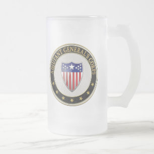 [200] Abzweigsinsignien des Generalanwalts [3D] Mattglas Bierglas
