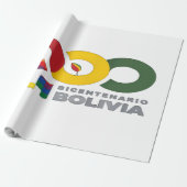 200 años bicentenario de Bolivia Geschenkpapier (Ungerollt)