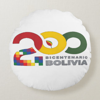 200 años bicentenario de Bolivia Rundes Kissen