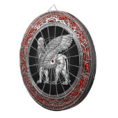 [200] Assyrian Winged Lion - Silver Lamassu Dartscheibe (Vorderseite rechts)