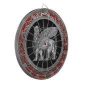 [200] Assyrian Winged Lion - Silver Lamassu Dartscheibe (Vorderseite Links)