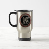 [200] Assyrian Winged Lion - Silver Lamassu Reisebecher (Links)