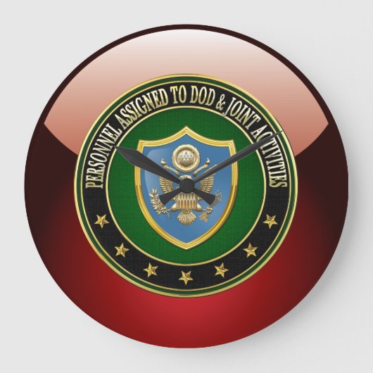 [200] DOD & Joint Activities CSIB Special Edition Große Wanduhr (Vorderseite)