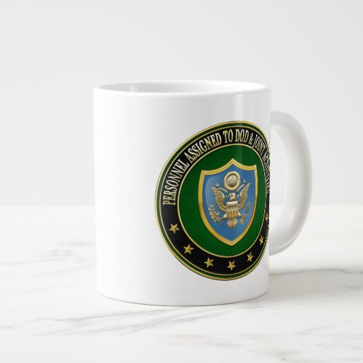 [200] DOD & Joint Activities CSIB Special Edition Jumbo-Tasse (Vorderseite Rechts)