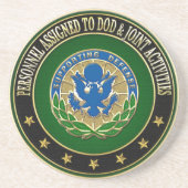 [200] DOD & Joint Activities DUI Special Edition Sandstein Untersetzer (Vorne)