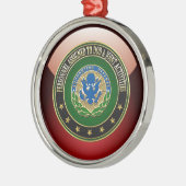 [200] DOD & Joint Activities DUI Special Edition Silbernes Ornament (Links)