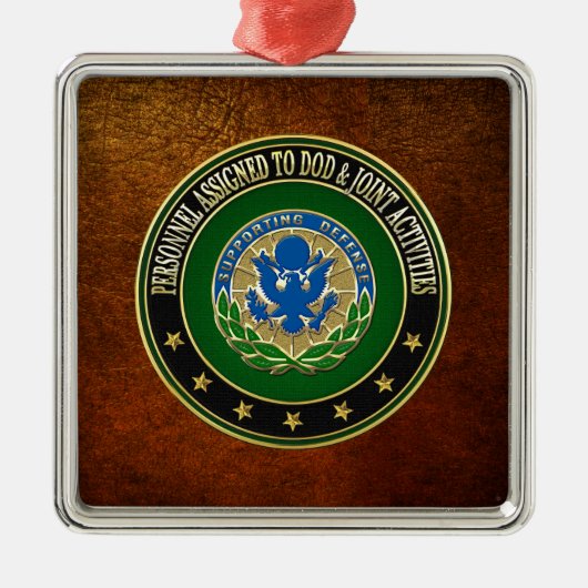 [200] DOD & Joint Activities DUI Special Edition Silbernes Ornament (Vorne)