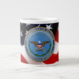 [200] Emblem des US-Verteidigungsministeriums (DOD Jumbo-Tasse