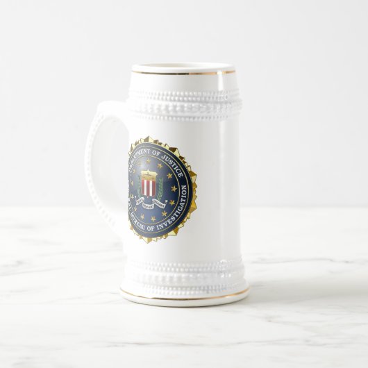 [200] FBI Special Edition Bierglas (Vorderseite Links)