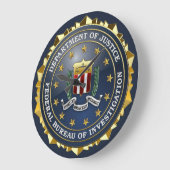 [200] FBI Special Edition Große Wanduhr (Winkel)