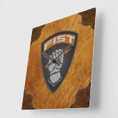 [200] Forward Observer (FIST) [Patch] Quadratische Wanduhr (Winkel)