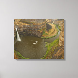 200 Fuß hoher Palouse Falls State Park in Leinwanddruck