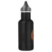 [200] Goldener Schädel Edelstahlflasche (Links)