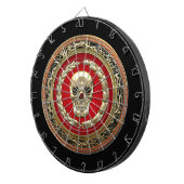 [200] Goldener Totenkopf Dartscheibe (Vorderseite rechts)