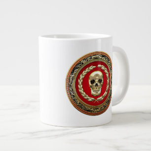 [200] Goldener Totenkopf Jumbo-Tasse