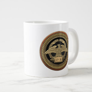 [200] Goldrömischer Kaiseradler auf Goldmedaille Jumbo-Tasse