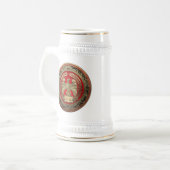[200] Goldrömischer Kaiseradler Bierglas (Vorderseite Links)