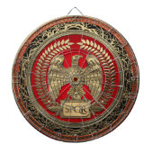 [200] Goldrömischer Kaiseradler Dartscheibe (vorne)