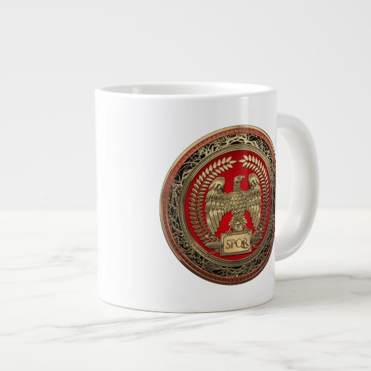 [200] Goldrömischer Kaiseradler Jumbo-Tasse (Vorderseite Rechts)