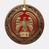 [200] Goldrömischer Kaiseradler Keramik Ornament (Vorne)