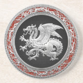 [200] Icelandic Dragon, Landvæ ttir [Silver] Untersetzer (Vorne)