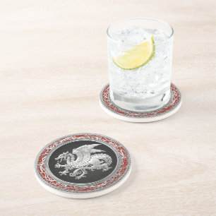 [200] Icelandic Dragon, Landvæ ttir [Silver] Untersetzer