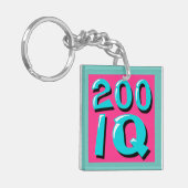 200 IQ Gaming Emoji Schlüsselanhänger (Vorderseite links)