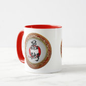 [200] Japanische Kalligraphie - Jujutsu Tasse (Vorderseite Links)