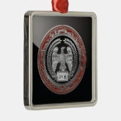 [200] Kaiseradler Silver Ornament Aus Metall (Rechts)