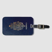 [200] Kanadischer Passport Gepäckanhänger (Vorderseite (Horizontal))