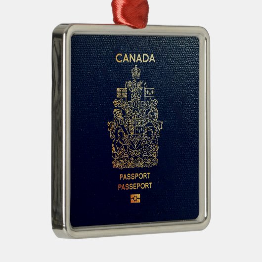 [200] Kanadischer Passport Ornament Aus Metall (Rechts)