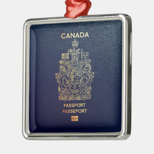 [200] Kanadischer Passport Ornament Aus Metall (Links)