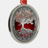 [200] Keltischer Baum des Lebens [Silber] Ornament Aus Metall (Rechts)