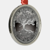[200] Keltischer Baum des Lebens [Silber] Silbernes Ornament (Rechts)