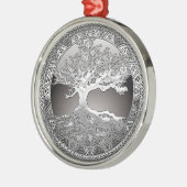 [200] Keltischer Baum des Lebens [Silber] Silbernes Ornament (Links)