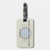 [200] Küstenwache: Kapitän (CAPT) Gepäckanhänger (Rückseite vertikal)