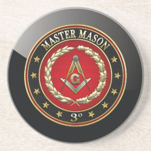 [200] Master Mason, 3. Grad [Sonderausgabe] Getränkeuntersetzer