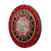 [200] Master Mason - 3rd Degree Square & Compasses Dartscheibe (Vorderseite rechts)