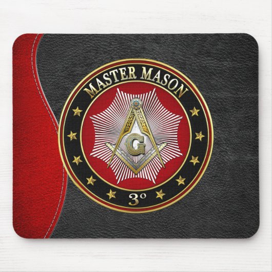 [200] Master Mason - 3rd Degree Square & Compasses Mousepad (Vorne)