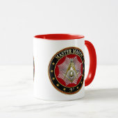 [200] Master Mason - 3rd Degree Square & Compasses Tasse (VorderseiteRechts)