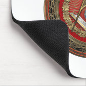 [200] Master Mason - Gold Square & Compasses Mousepad (Ecke)