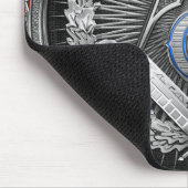 [200] Master Mason - Silver Square & Compasses Mousepad (Ecke)