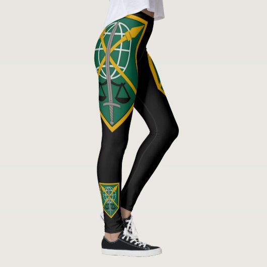 200. Militärpolizekommando USA Schwarze Leggings (Rechts)